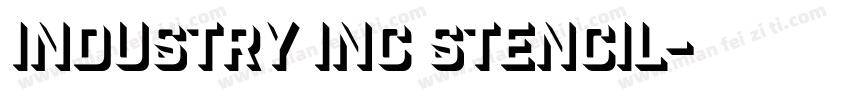 Industry Inc Stencil字体转换